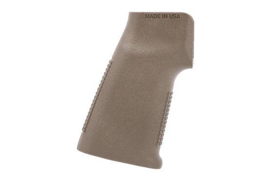 US-made Flat Dark Earth AR-15 pistol grip.